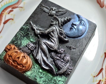 Witch Soap - A Halloween Soap - Mica on Surface