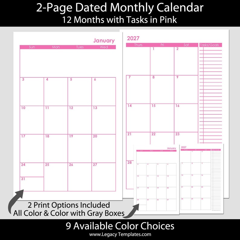 2021 2022 20212022 more 12 or 24 month 2 page calendar