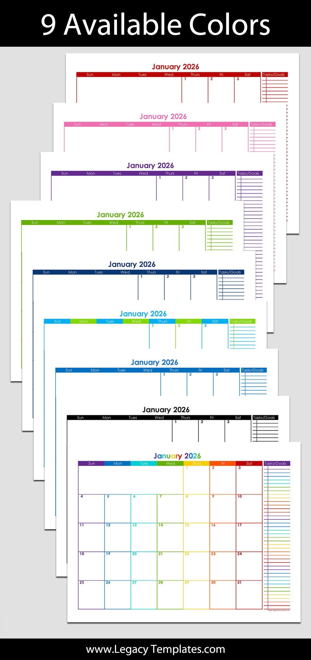 Psd Calendar 2023 24 2022 2023 2022/2023 & More 12 Or 24-Month Calendars With | Etsy Ireland