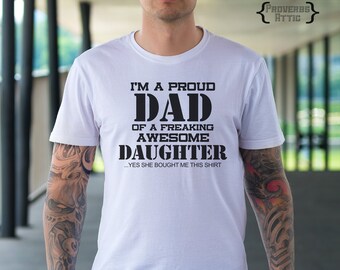 I'm A PROUD DAD t-shirt file screenprint shirt vinyl decal cutting printable Digital Instant Download Svg png dxf eps