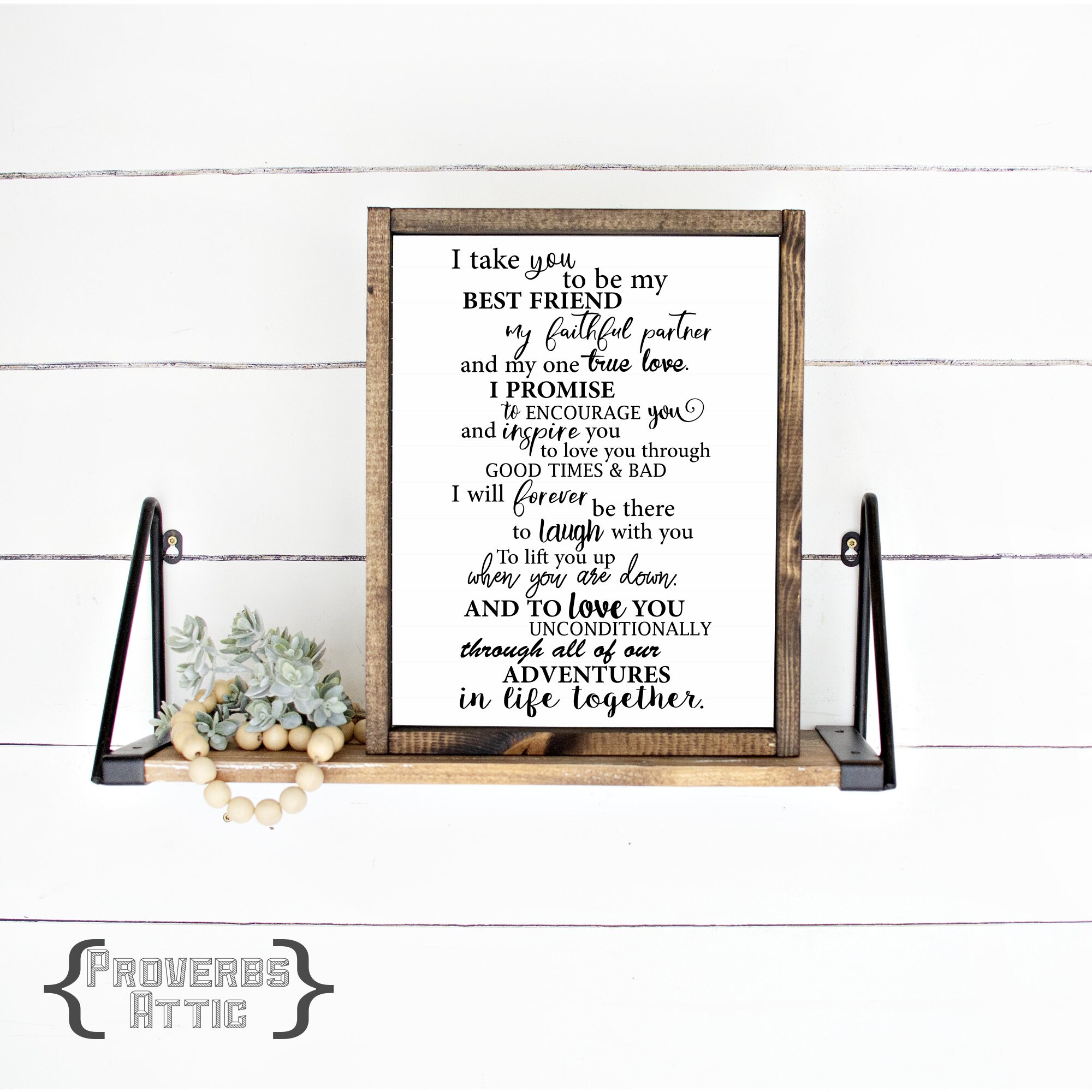 I Take You to Be My Best Friend DIGITAL Quote (Instant Download