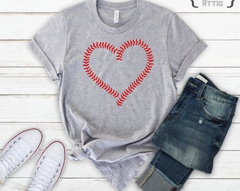 BASEBALL HEART STITCHES Sports file for t-shirt/iron-on Cutting Printable Vinyl Decal Digital Instant Download Svg png dxf eps