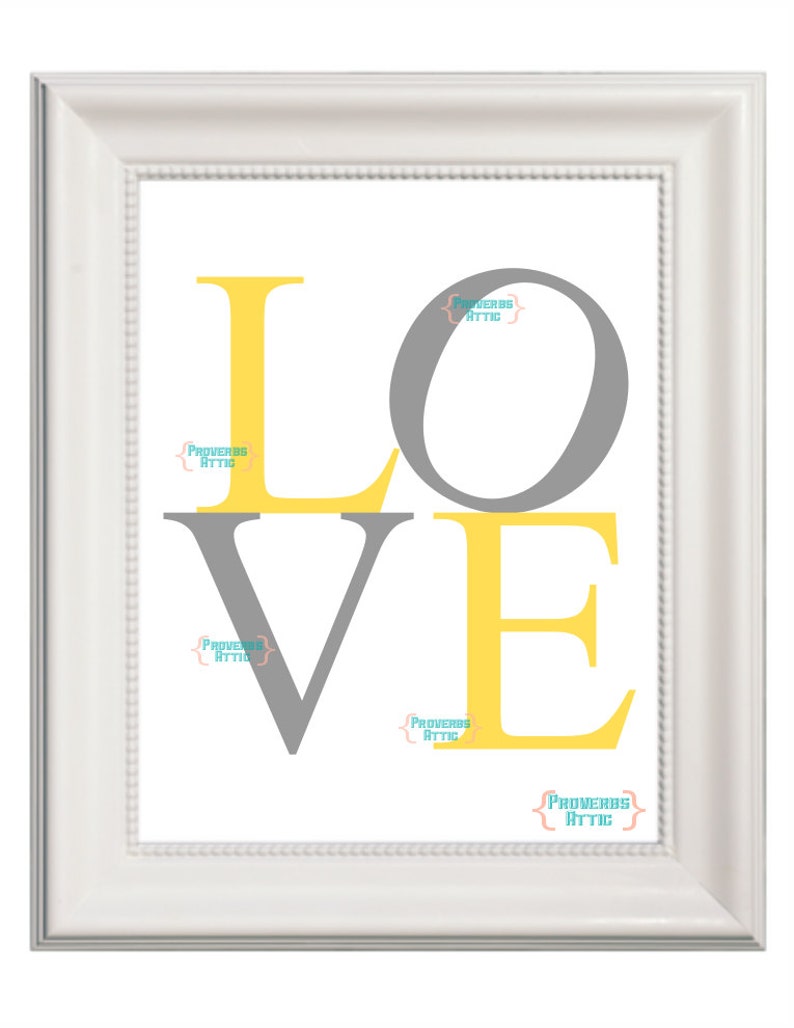 Love Elephant & Tree for 8x10 Frames Nursery Baby Room Etsy