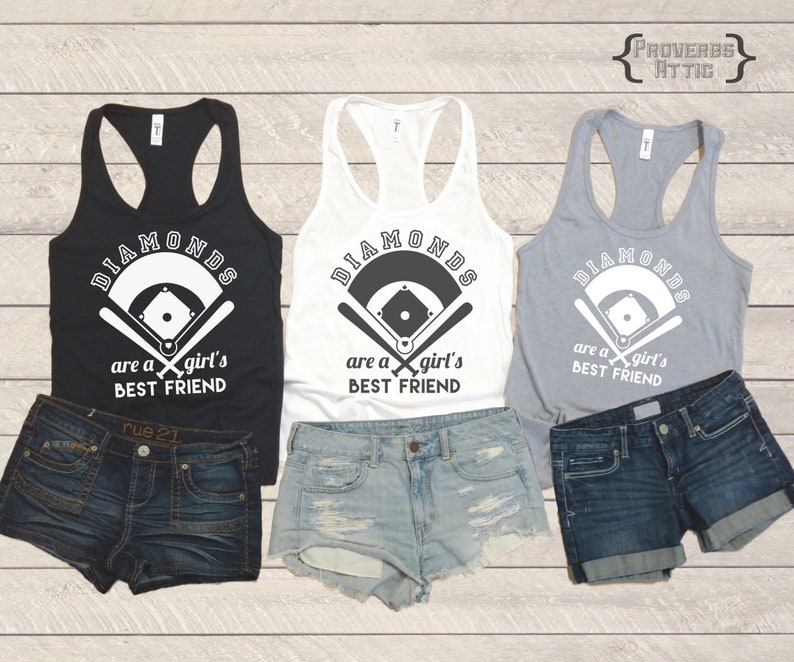 BASEBALL DIAMONDS Girl's Best Friend Sports File for Etsy