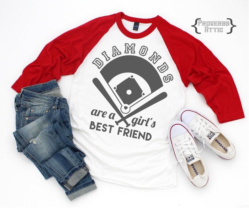 BASEBALL DIAMONDS Girl's Best Friend Sports File for Etsy