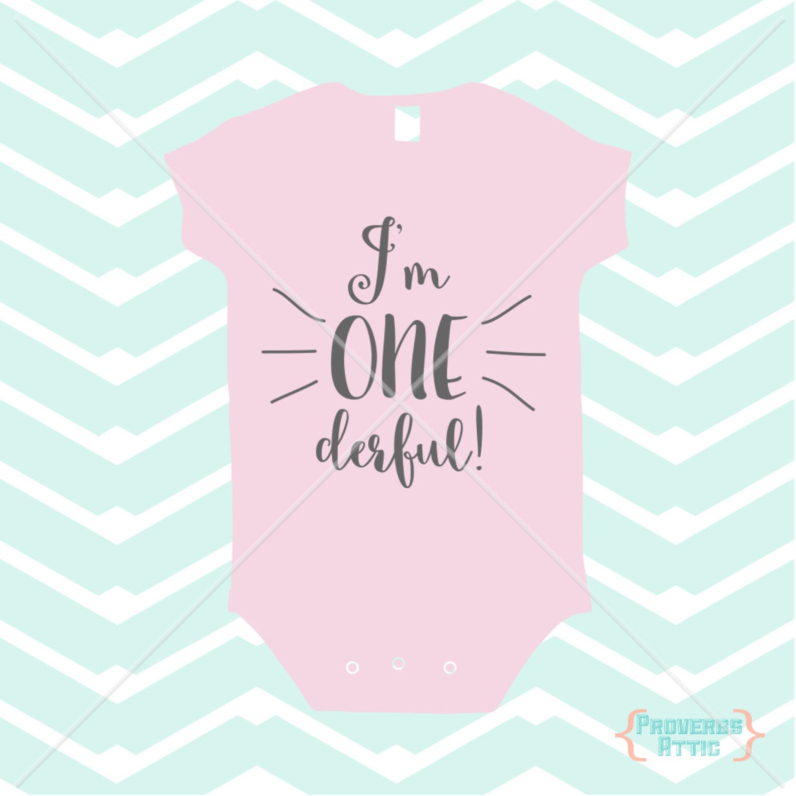 I'M ONE DERFUL 1st Birthday File Girl Baby Onesie Tshirt Etsy