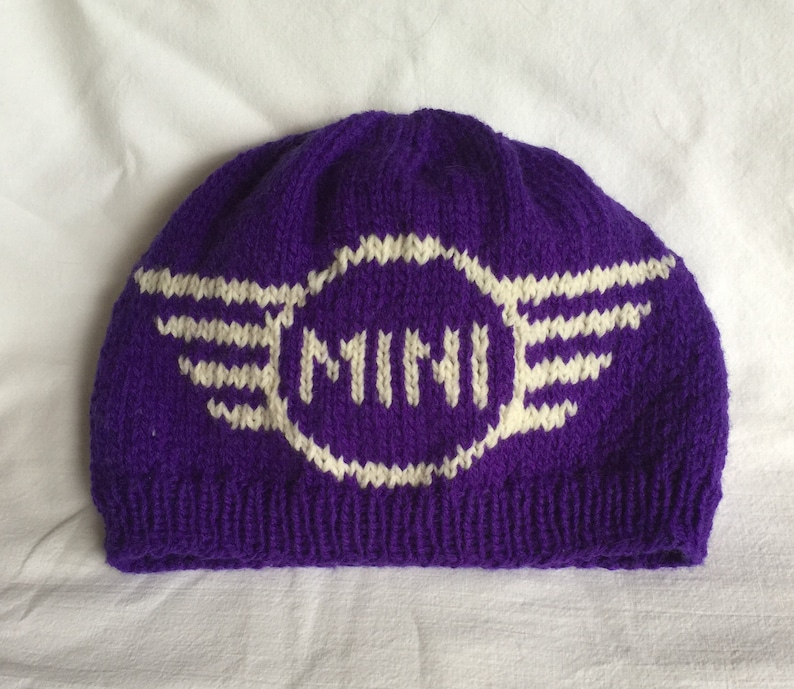Mini Cooper Hat Adult Sm-Med Purple