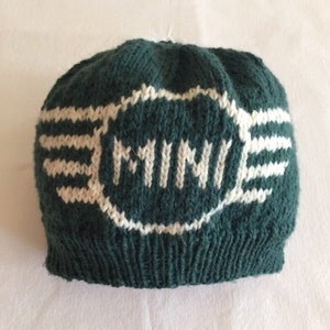 Mini Cooper Hat Adult Med-Lg,DkGreen