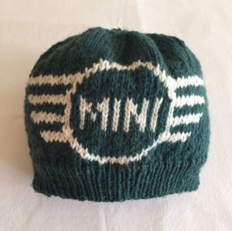 Mini Cooper Hat Adult Med-Lg,DkGreen