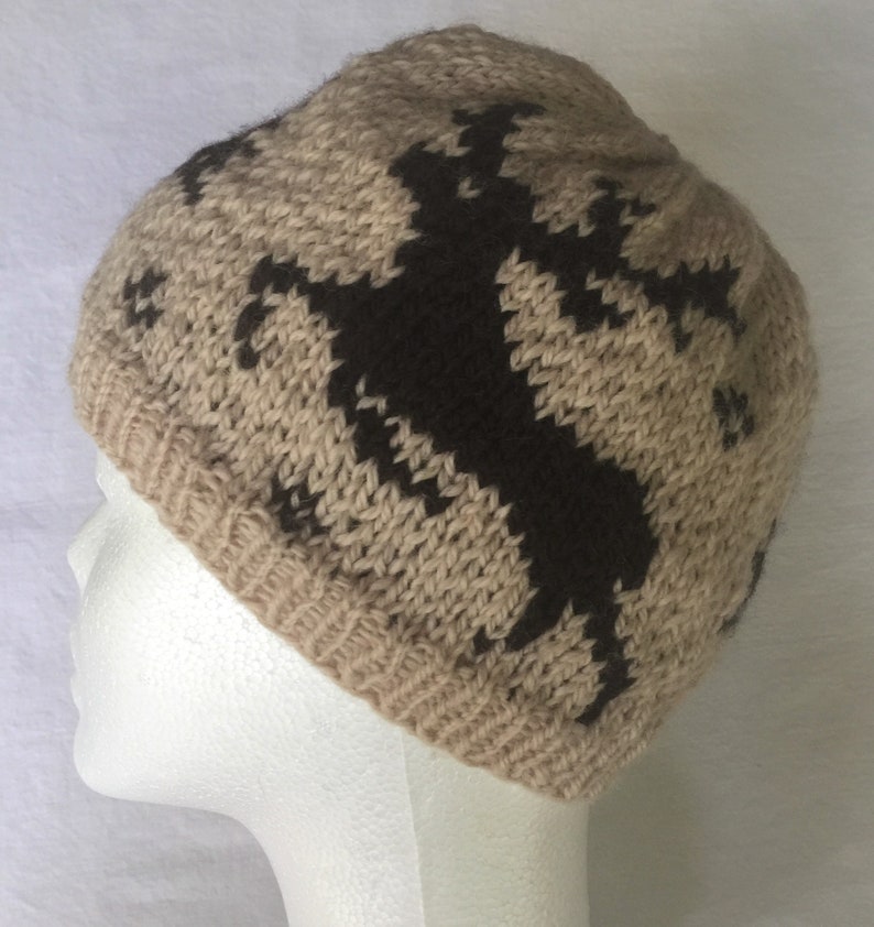 Forest Friends Moose & Deer Hat Knitting Pattern Etsy