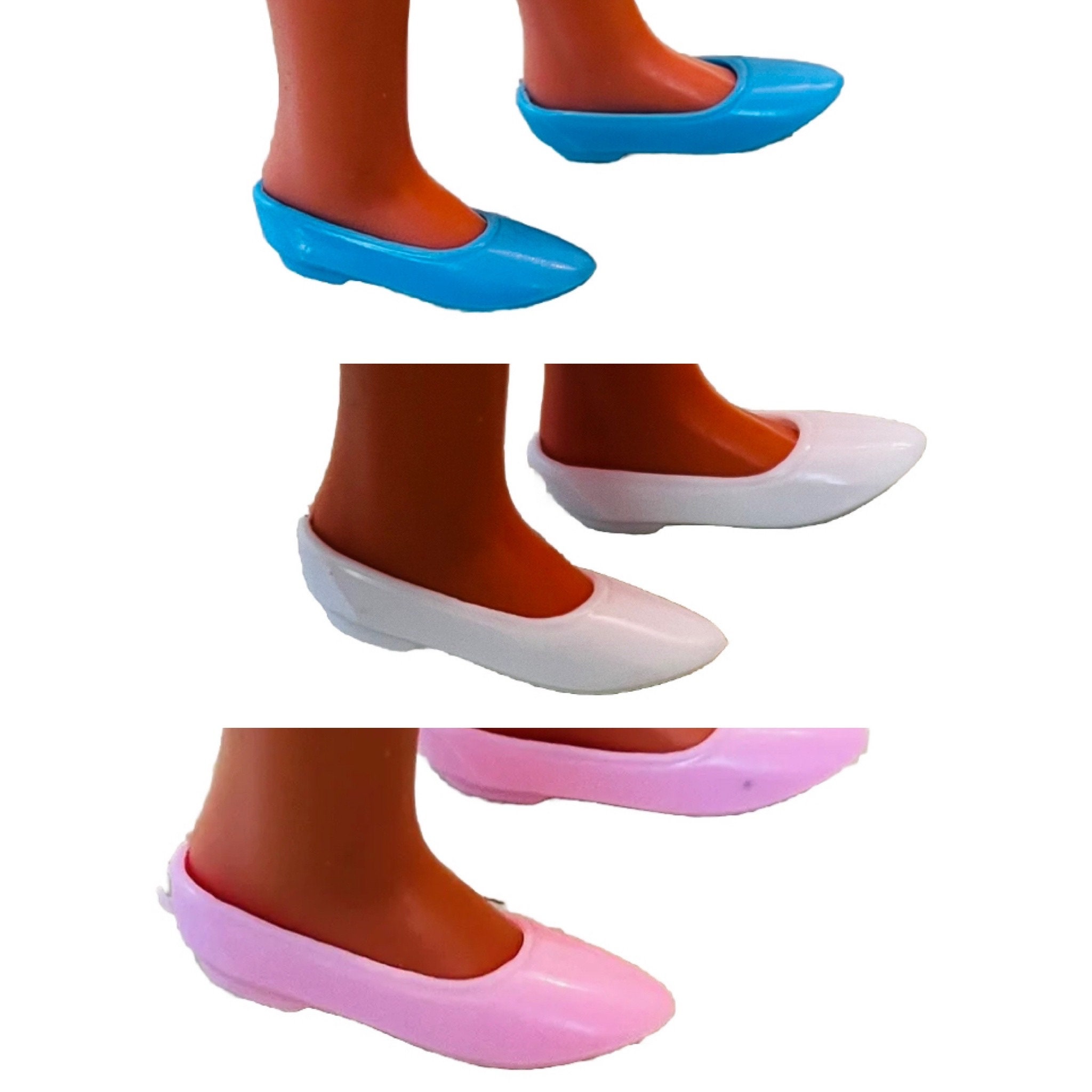 Flat barbie shoes deals