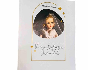 Midcentury Trade School Vintage Doll Repair Signed Paperback Book Amanda Boggs Made to Order in the USA