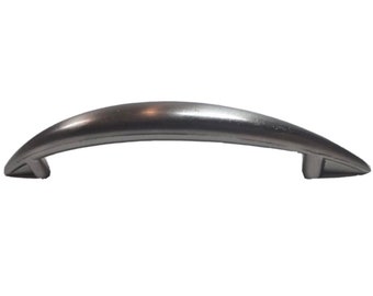 Cabinet Hardware, Drawer Pulls, Handles, Brushed Nickel, Midcentury Modern, Retro Style, MCM, Silver, Renovation, Building Supplies