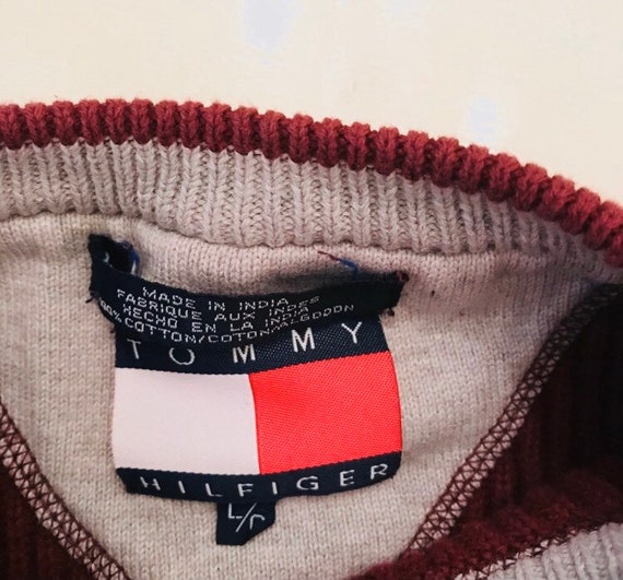 Vintage Tommy Hilfiger, Cotton Sweater, 90s Fashi… - image 3