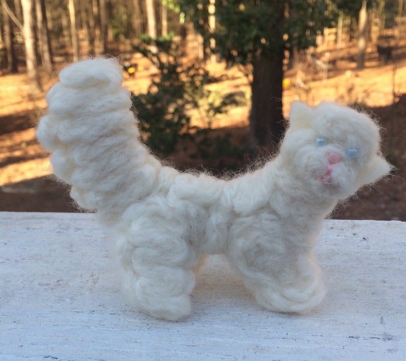 Cat Pet Toy Barbie Vintage Barbie Cat Toy Needle Felted | Etsy