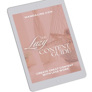 The Lazy Content Guide eBook. Easily Create and Monetize Your Instagram Account. New Algorithm Compatible. Social Media Training.