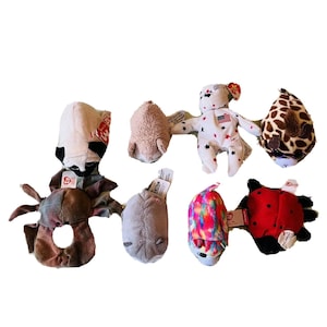 TY, McDonald’s, Teeny Beanie Baby, Glory Bear, Tsum Tsum, Stackins, Vintage, 8pcs, Happy Meal, Lot