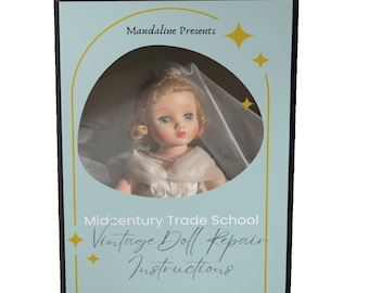Midcentury Trade School Vintage Doll Repair eBook Amanda Boggs