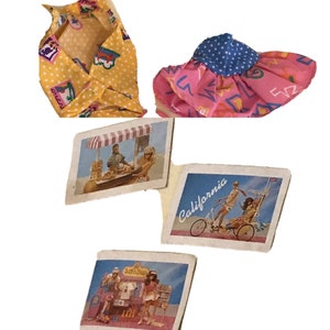 Barbie vintage, Mattel vintage, Barbie California Dreams, 1987, Abito originale, Cartoline, Pezzi di ricambio, Set