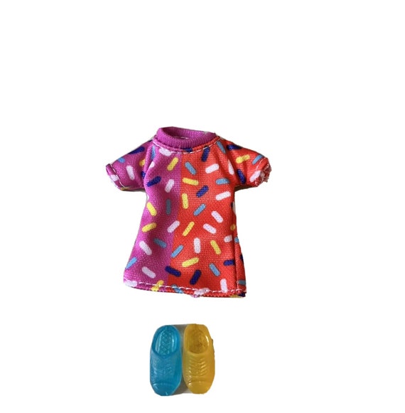 Barbie Extra Minis Doll Dress Shoes Sprinkles Confetti Fits 5.5 Dolls Etsy