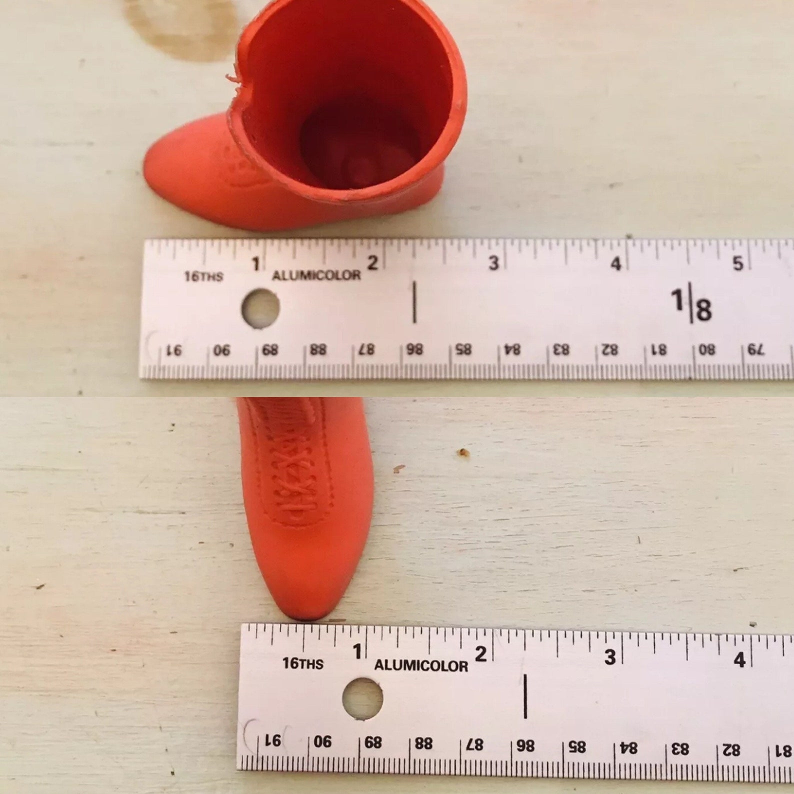 Crissy Doll Boots Vintage Ideal Doll Boots Orange Tall Etsy UK