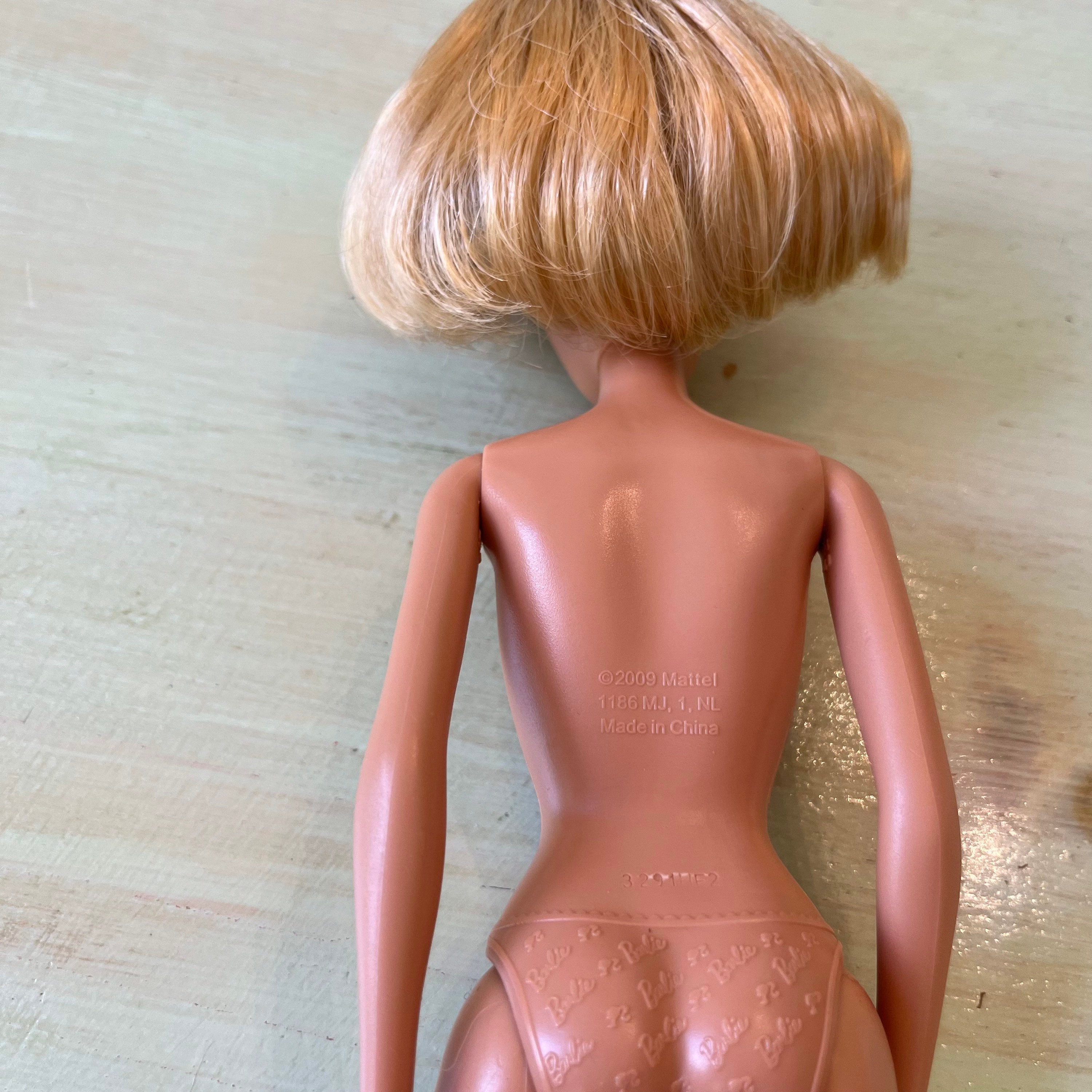 Gangster vuilnis Verdorde Barbie Doll Mattel 2009 Blond Ponytail Blue Eyes Nude - Etsy