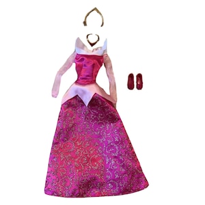 Disney Store Exclusive, Classic Aurora Doll, Outfit, Dress, Jewelry, Shoes, Crown, 10-12” Dolls, Pink, Barbie, Blythe, Princess