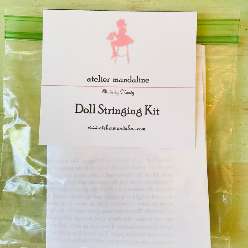 Doll Repair Doll Stringing Kit Ginny Muffie Betsy McCall Etsy