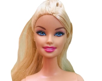 Vintage Barbie Doll, Vintage Mattel, 1999, Straight Leg, Flat Feet, Rare Doll, Platinum Blond, Pierced Ears, Dress Me, Special Edition