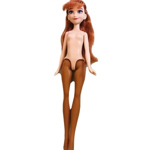 Muñeca Anna de Frozen, Frozen II, Disney, Muñeca de moda, Muñeca para vestir, Muñeca de 28 cm, Pelirroja, Ginger, Para vestir, Para personalización, Para OOAK, Descatalogada imagen 2