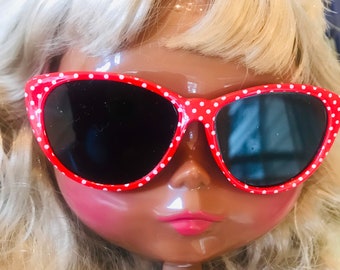 süsse Puppe Katze Klarsichtbrille Brille für 18 '' Puppen gelb 