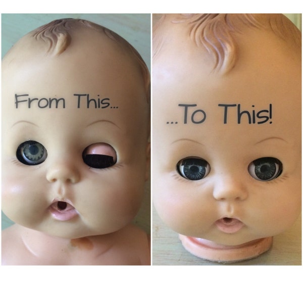 Wide Neck Doll Kit, Doll Repair, Doll Eye Replacement, Repair Kit, Sleep Eyes, Doll Restoration, Doll Making, Fix Doll