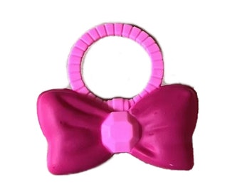 Barbie Extra, Doll Handbag, Pink, Vinyl, Bow Tie, Diamond, Purse, Retired, 2021 Ribbon, HDJ38-9