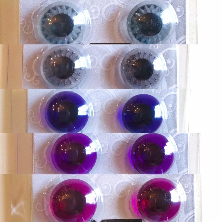 ブライスドール用アイチップ：カラーチェンジアイ、13mm