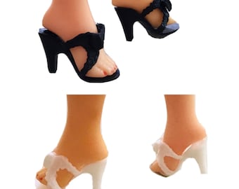 Little Miss Revlon Doll Shoes, High Heel Dolls, Replica Doll Shoes, Tiny Teen Suzette, Miss Nancy Ann, Margie, 10.5 Inch Doll, Fashion Doll