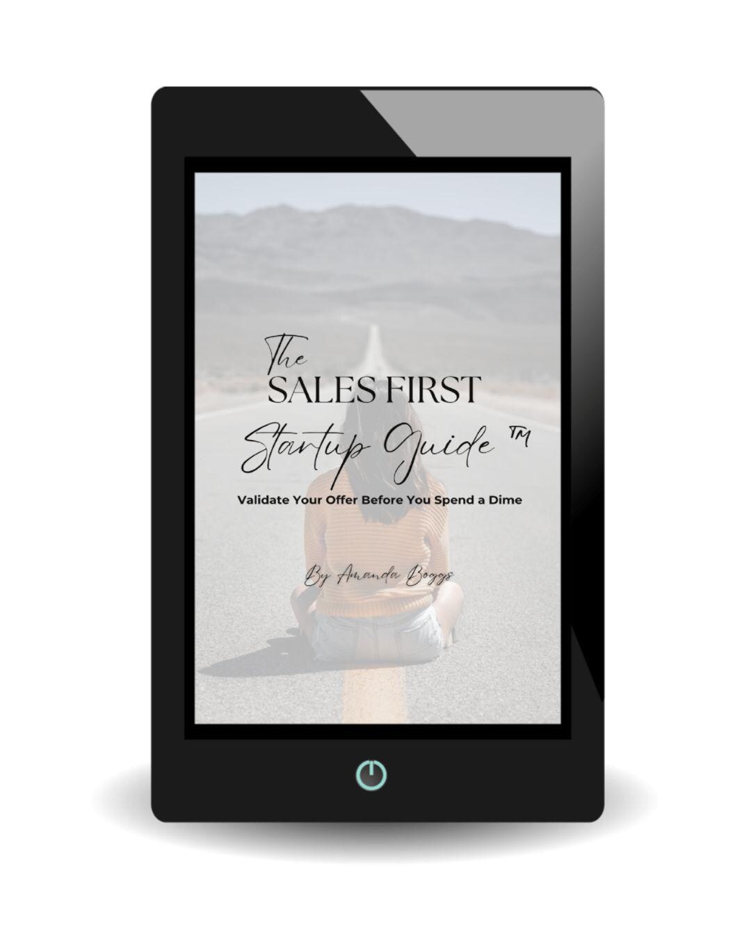 More Sales First Sales-first Startup Guide: Validate Your Offer (digital Ebook ...