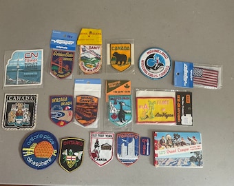 Sew on patches, Vintage patches, Canadian patches, US patches, 1980s patches, Nostalgic gifts, Clothing patches,Iron on patches,Bear patches