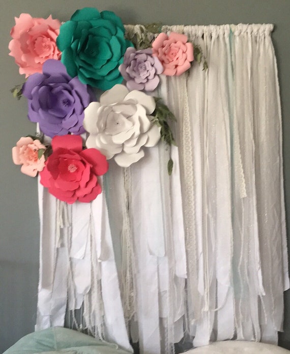 Giant Paper Flower Backdrop Etsy