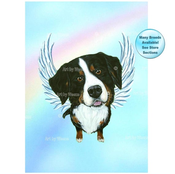 Bouvier Bernois Ange Bouvier Bernois Chien Avec Des Ailes Ange De Chien Chien Berner Don De Chien De Bouvier Animal De Compagnie Perte Cadeau