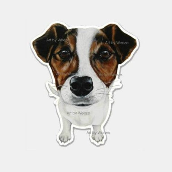 Jack Russell Sticker Jack Russell Decal Vinyl Decal Jack Etsy