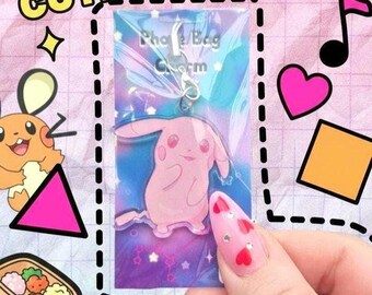 Adorable Ghost Mouse Phone Charm | Spooky Kawaii Recycled Acrylic Phone Accessory