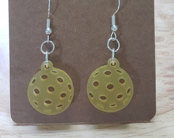 ALLEEN SVG-bestand digitale Download Pickleball oorbellen voor Laser Cutter Glowforge Cricut
