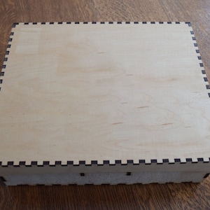SVG FILE for Custom Game Box for Board Games - Add your own logo and/or Family Name