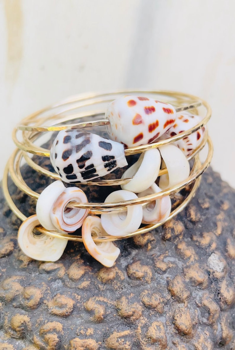 Mālie Reef Cone Bangles - Etsy