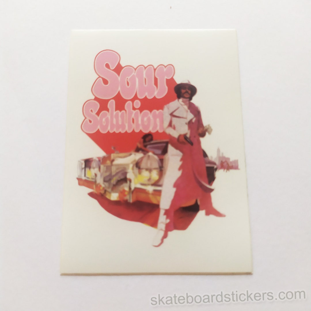 Sour Solution Skateboard Sticker - Super Fly Design - Etsy