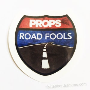 Props BMX Video Magazine Road Fools Sticker - OFFICIAL PROPS!