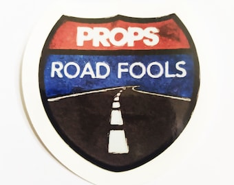 Props BMX Video Magazine Road Fools Aufkleber - OFFIZIELLE PROPS!