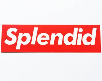 Splendid BMX Sticker: UK Freestyle 90s - Old/Mid School