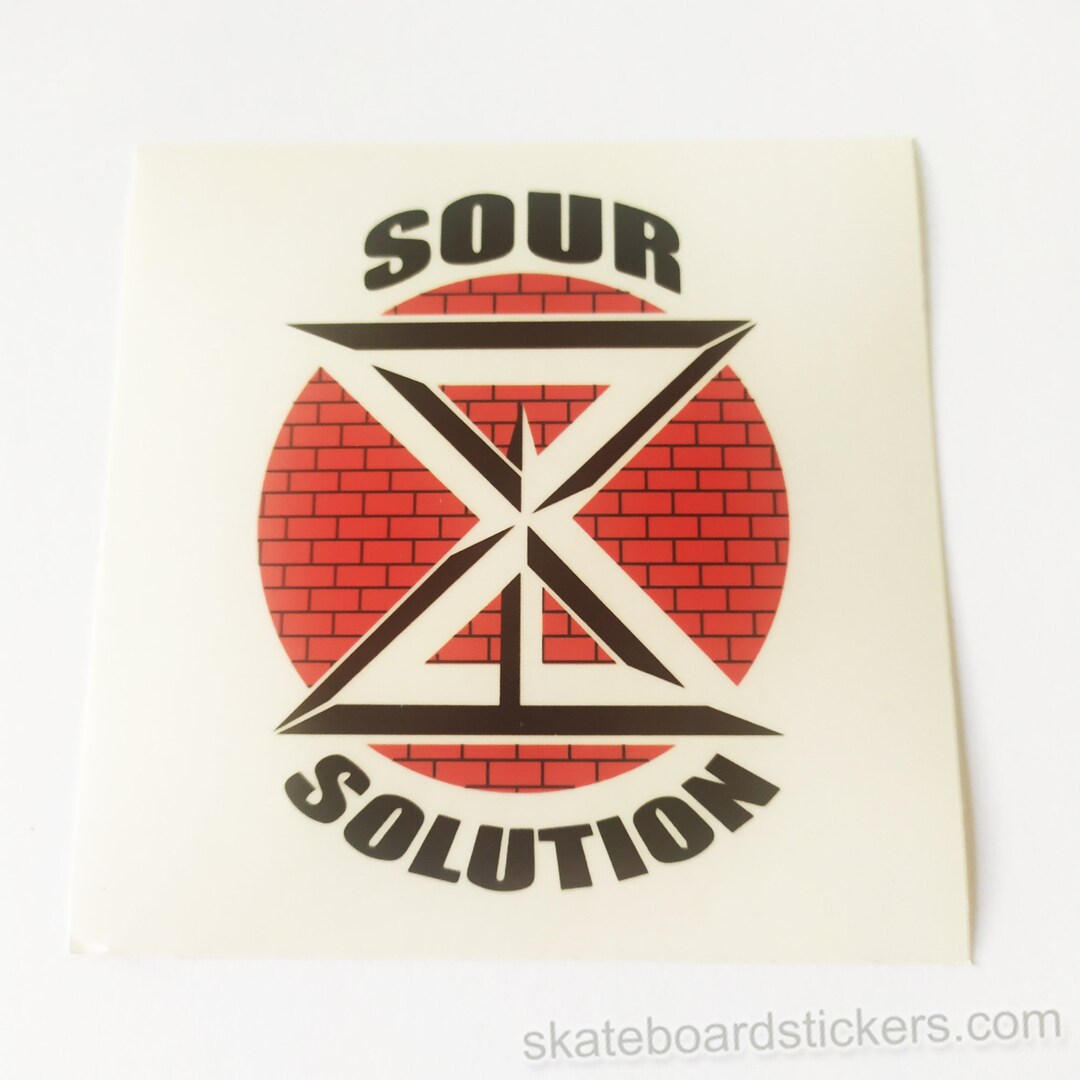Sour Solution Skateboard Sticker - DK - OFFICIAL SOUR - Etsy