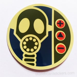 Alien Workshop Skateboard Sticker: "Mask" Design